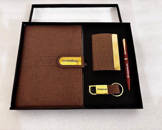 Customised Diary Cardholder Keychain and Pen Set