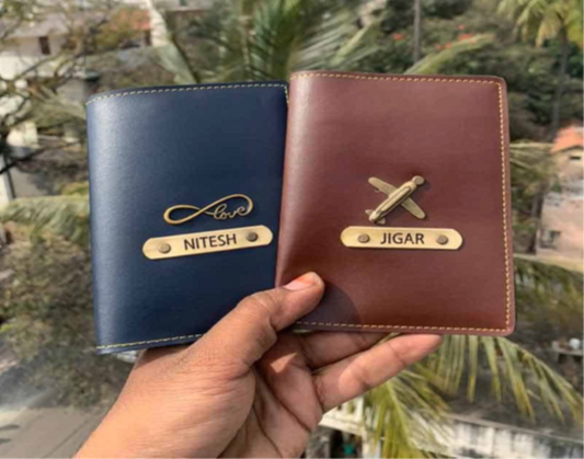 Faux Leather Passport Cover