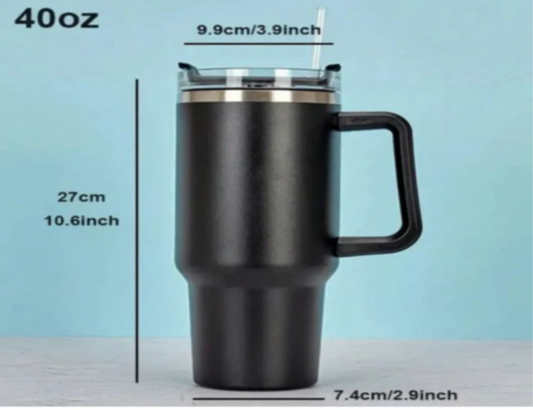 Stainless Steel Mug 1200 ml (Black)