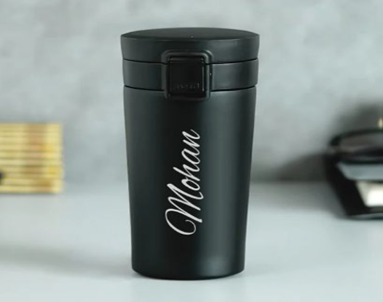 Vacuum Insulated Travel Mug 380ml (Black)